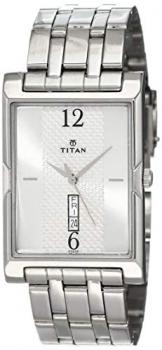 Titan Karishma Analog Silver Dial Men's Watch -1641SM01