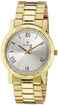 Titan Men's Analog Dial Watch Silver