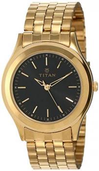 Titan Analog Black Dial Men's Watch - 1648YM03