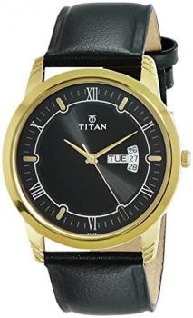 Titan Karishma Analog Black Dial Men's Watch-1774YL01