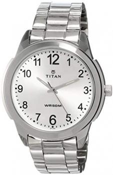Titan Men's 'Neo' Quartz Metal and Brass Watch, Color:Silver-Toned (Model: 1585SM04)