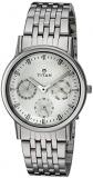 Titan Women's 'Neo' Fashion/Casual/Business/Luxury Mineral Quartz Dial -Leather/Brass and Silver Toned Strap