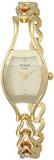 Titan Women's Raga Watch (Gold/White 1)