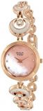 Titan Raga Women&rsquo;s Bracelet Dress Watch with Swarovski Crystals - Quartz, Water Resistant - Gold Band and Pink Dial