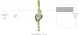 Titan Raga Gold Metal Jewellery Bangle Design, Bracelet Clasp, Quartz Glass, Water Resistant Analog Wrist Watch