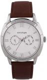 Titan Smartsteel Analog Silver Dial Men's Watch-1489SL02