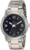 Titan Men's 'Neo' Fashion/Casual/Business/Luxury Mineral Quartz Dial -Leather/Brass and Silver Toned Strap