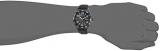 Titan Men's Octane Stainless Steel Quartz Watch with Leather Strap, Black, 21 (Model: 1702NL01)