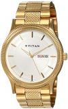 Titan Analog Silver Dial Men's Watch - 1650YM05
