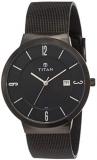Titan Men Black Dial Watch-90053NM01