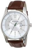 Titan Octane Analog Silver Dial Men's Watch - NE9322SL03A