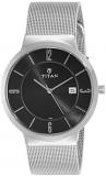 Titan Analog Grey Dial Men's Watch-NK90053SM01W