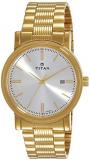 Titan Men's Golden Watch -1712ym02