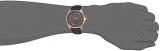 Mens Brown Dial Leather Multi-Function Watch - 90098WL01