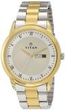Titan Workwear Men&rsquo;s Designer Dress Watch | Quartz, Water Resistant, Stainless Steel or Leather Band