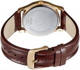Titan Men's 'Classique' Quartz Stainless Steel and Leather Watch, Color:Brown (Model: 1674WL01)