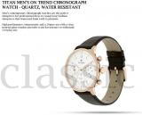 Titan Men’s On Trend Chronograph Watch - Quartz, Water Resistant