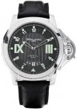 Jorg Gray Men's JG1850-21 Black/Silver Leather Watch