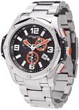 Jorg Gray JG9100-14 Round Watch with Solid Stainless Steel Bracelet with Safety ...