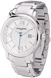 Jorg Gray JG7200-25 Round Watch with Solid Stainless Steel Bracelet with Safety ...