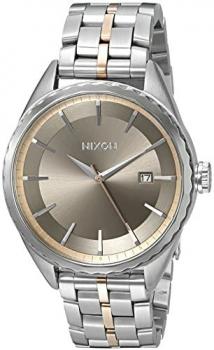 Nixon Women's A9342215-00 Minx Analog Display Japanese Quartz Silver Watch