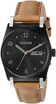 Nixon Women's A9551037-00 Jane Leather Analog Display Japanese Quartz Brown Watch