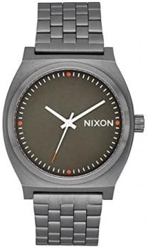 NIXON Men's Quartz Watch with Stainless Steel Strap, Silver, 20 (Model: A045-2947-00)
