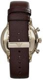 Mens Emporio Armani Classic Watch AR1755 Chronograph Retro