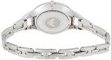Emporio Armani Women's Quartz Watch with Stainless-Steel Strap, Silver, 10 (Model: AR11122)