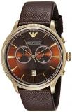 Emporio Armani Men's AR1793 Dress Brown Leather Watch