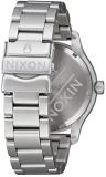 NIXON Men's Quartz Watch with Stainless Steel Strap, Black, 21 (Model: A1242-1849-00)