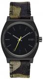 NIXON Men's Stainless Steel Quartz Watch with Leather Strap, Gold, 20 (Model: A0...