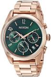 Nixon Women's Bullet Chrono 36 Japanese-Quartz Watch with Stainless-Steel Strap, Brown, 18 (Model: A9492806)
