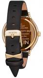 NIXON Clique Leather A1250 - Gold/Bar - 50m Water Resistant Women's Analog Classic Watch (38mm Watch Face, 17mm-15mm Leather Band)
