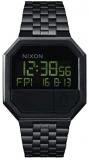 Nixon Re-Run Black Digital Dial Stainless Steel Quartz Men's Watch A158-001