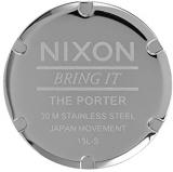 White Sunray/Brown The Porter Leather Watch by Nixon
