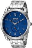 Nixon Men's A951307 C45 SS Analog Display Swiss Quartz Silver Watch