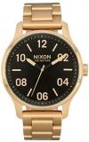 NIXON Men's Quartz Watch with Stainless Steel Strap, Gold, 21 (Model: A1242-513-...