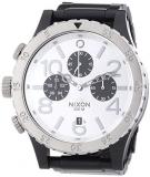 Nixon A486-180 Mens The 48-20 Chrono Black Silver Watch