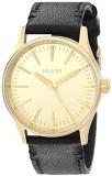 Nixon Men's A377 Sentry 38mm Stainless Steel Watch With Leather Band