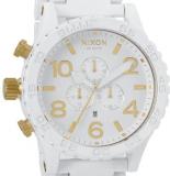 Nixon A0831035-00 Chrono Leather White Watch