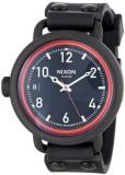 Nixon Men's A488 October Leather Strap Watch