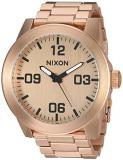 Nixon Men's Corporal SS Japanese-Quartz Watch with Stainless-Steel Strap, Rose G...