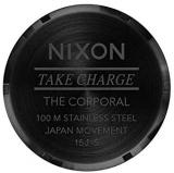 NIXON Corporal SS 24mm Stainless Steel Band 38.5mm Face - Black/Khaki