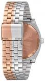 NIXON Time Teller A045 - Rose Gold/Split - 100m Water Resistant Men's Analog Fashion Watch (37mm Watch Face, 19.5mm-18mm Stainless Steel Band)