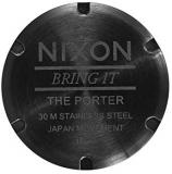 NIXON Porter A1057 - All Black - 50m Water Resistant Men's Analog Classic Watch (40mm Watch Face, 20-18mm Stainless Steel Band)