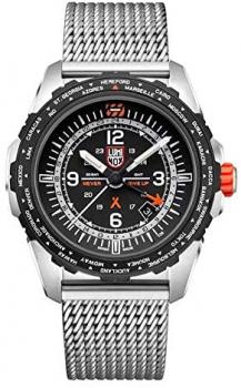 Luminox Bear Grylls GMT XB.3762 45mm Black Dial Mesh Steel Swiss Made Watch