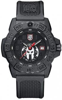 Luminox Official Spartan Watch for Men Black (XS.3501/3500 Series): Limited Edition with Black Dial/Black Signature Strap/White Markers