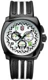 Luminox Black White Outdoor Mens Watch Tony Kanaan Limited Edition XL.1146-100 M Water Resistant Stainless Steel Chronograph Antireflective Sapphire Crystal