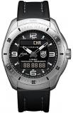 Luminox Xx.5241.xs Men's Xcor Space Expedition Titanium Case Black Leather Black Dial Silver Watch